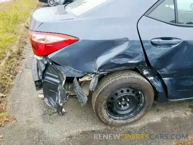 9 Photograph of a damaged car 2T1BURHE6KC241569 TOYOTA COROLLA 2019