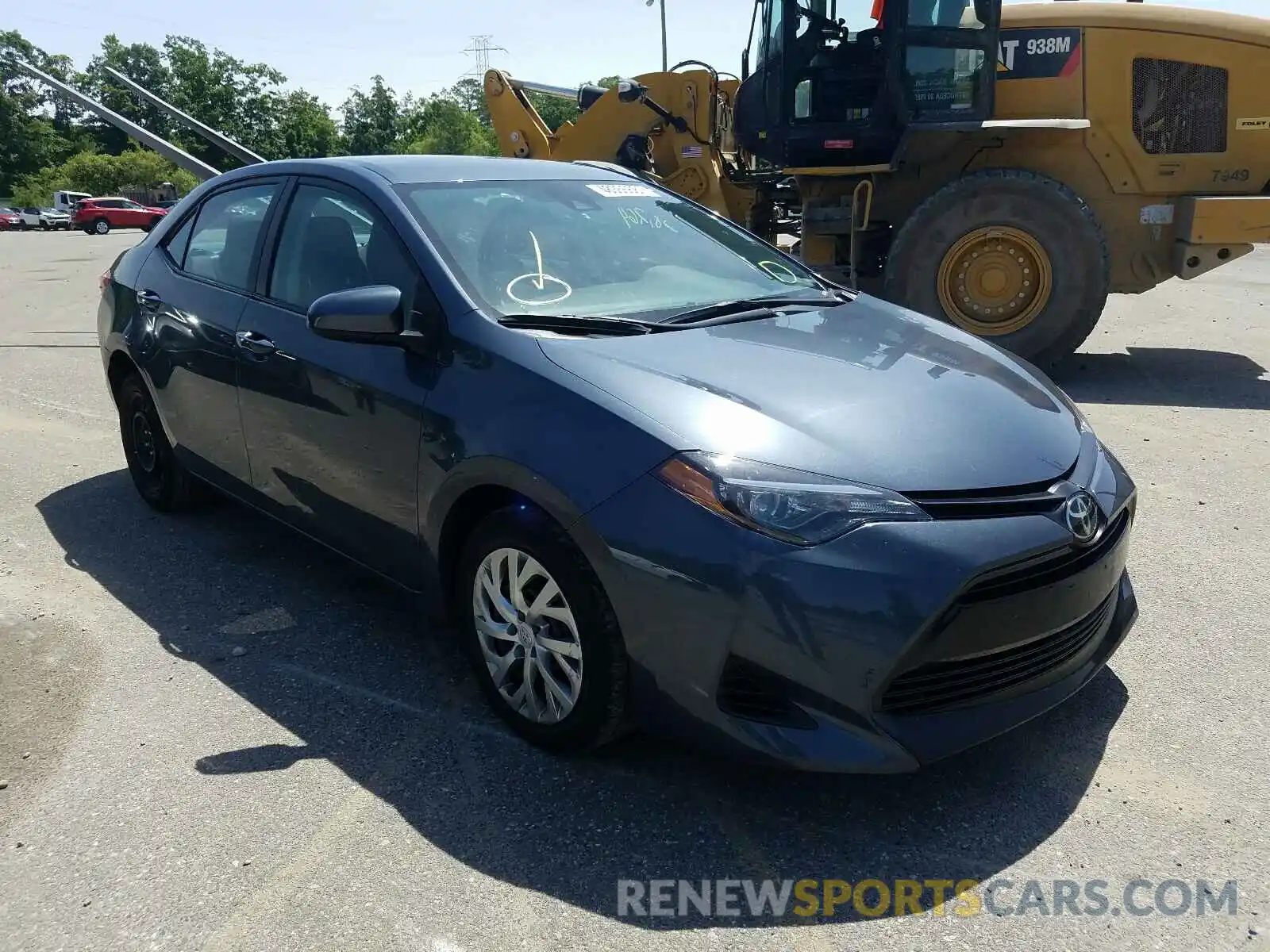 1 Photograph of a damaged car 2T1BURHE6KC242009 TOYOTA COROLLA 2019