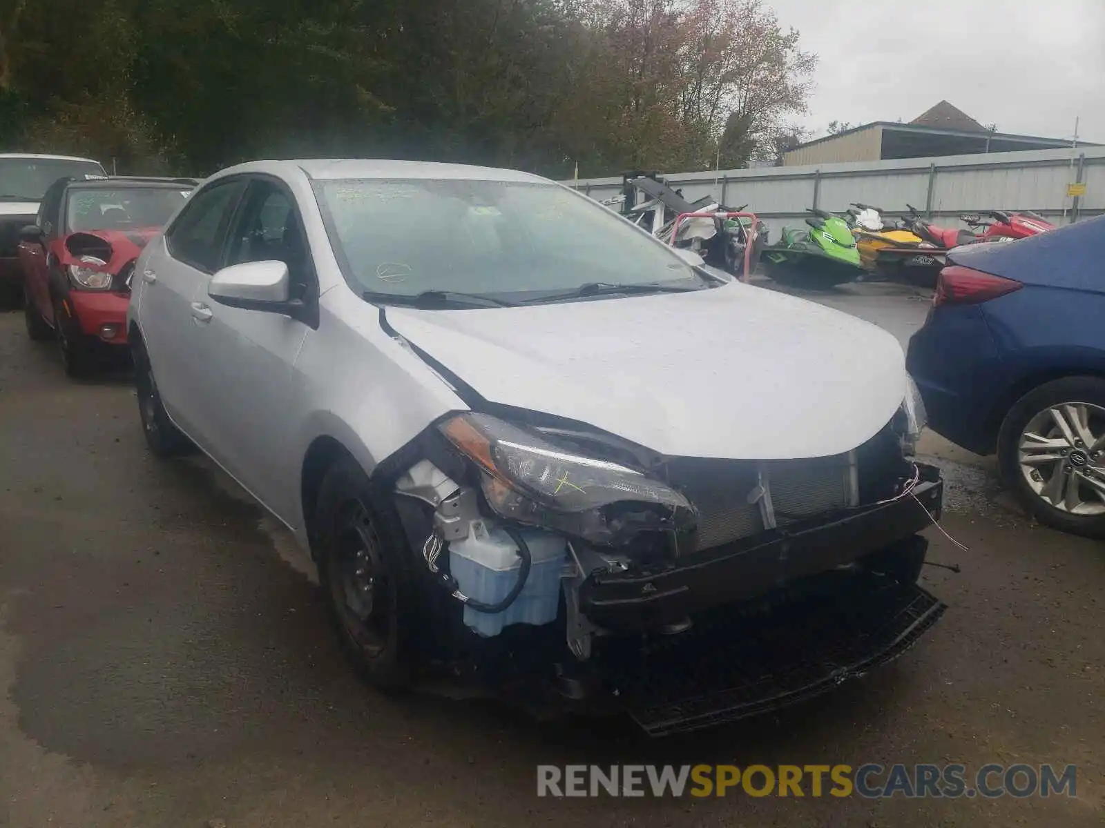 1 Photograph of a damaged car 2T1BURHE6KC242270 TOYOTA COROLLA 2019