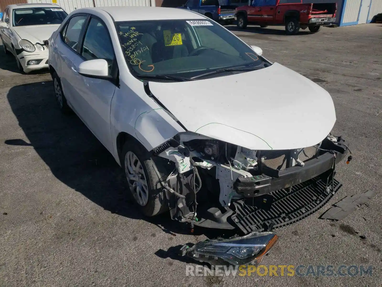 1 Photograph of a damaged car 2T1BURHE6KC242723 TOYOTA COROLLA 2019