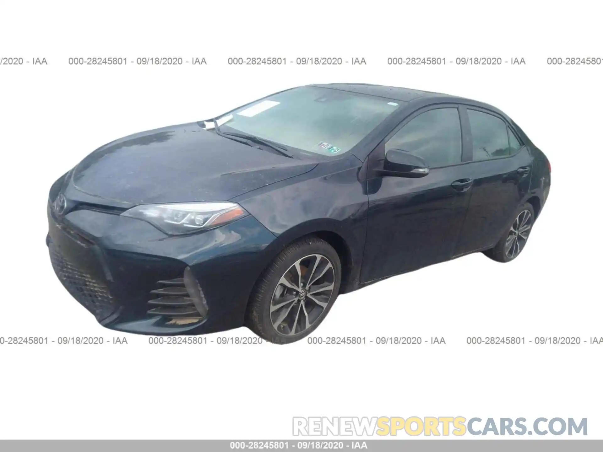 2 Photograph of a damaged car 2T1BURHE6KC242947 TOYOTA COROLLA 2019