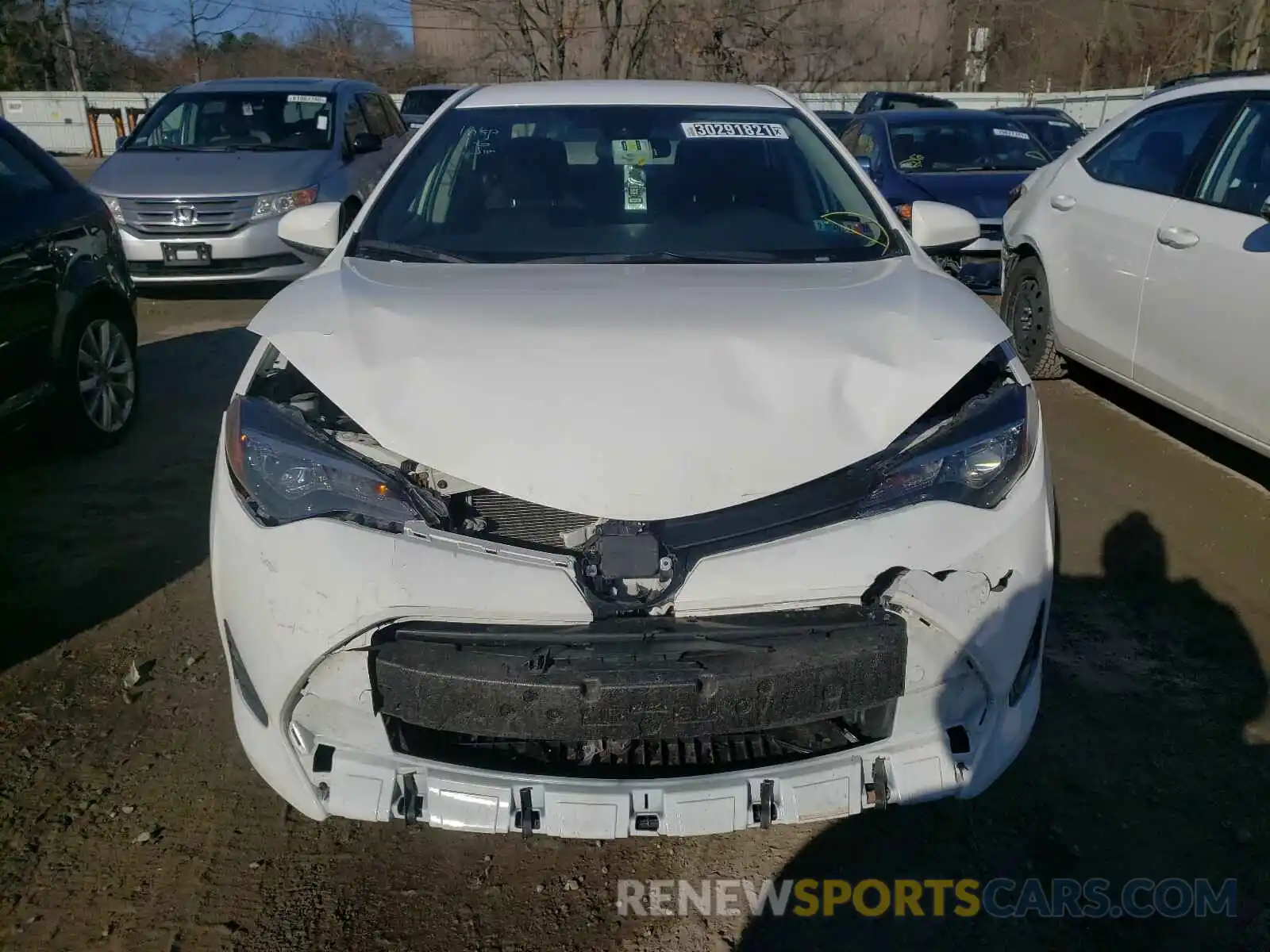 9 Photograph of a damaged car 2T1BURHE6KC242950 TOYOTA COROLLA 2019