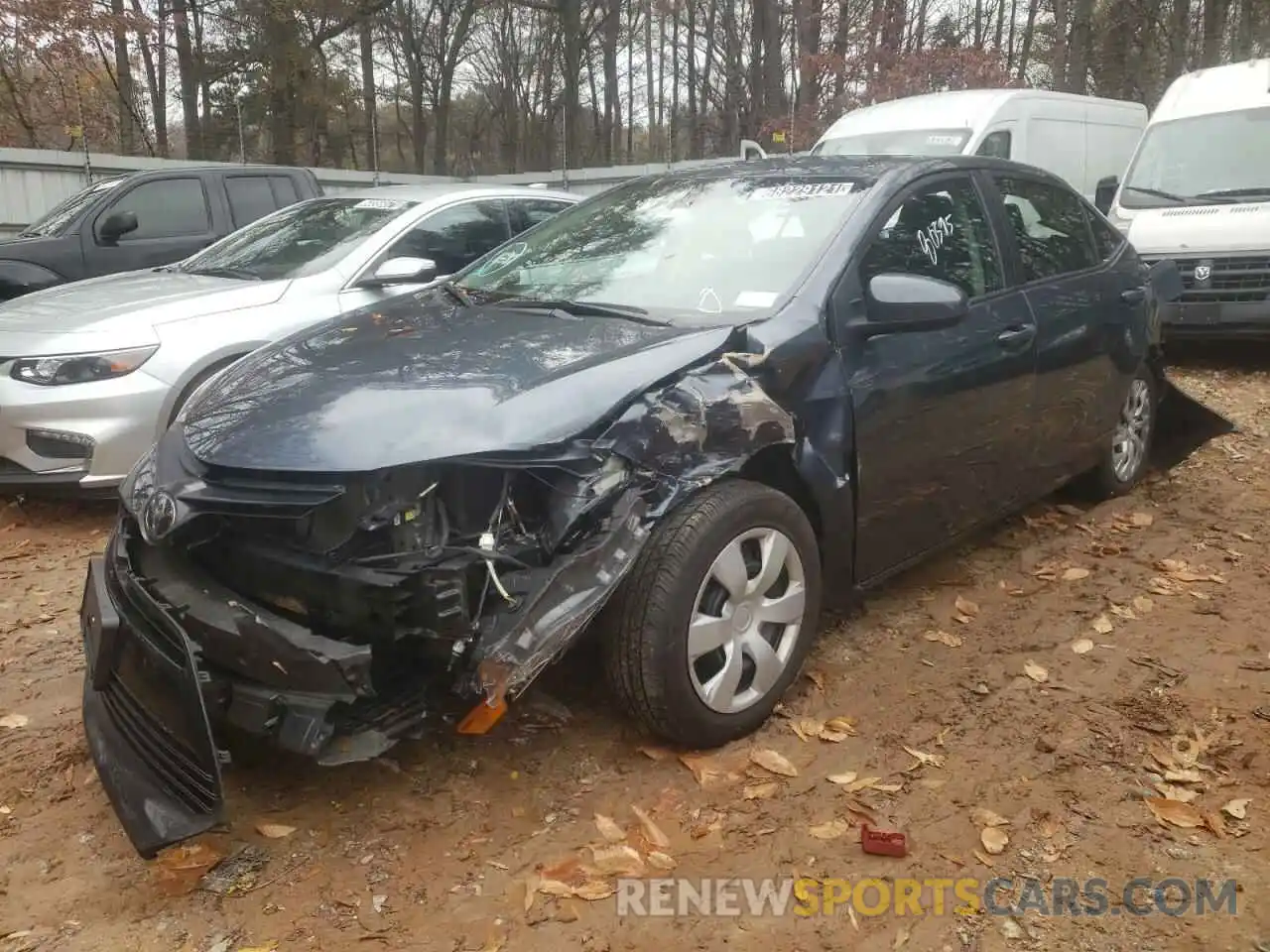 2 Photograph of a damaged car 2T1BURHE6KC243242 TOYOTA COROLLA 2019