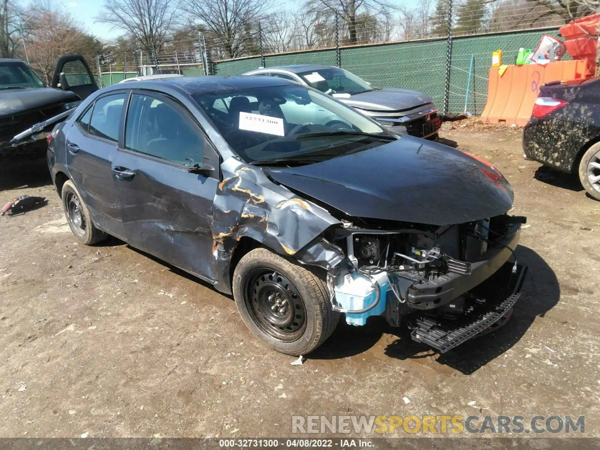 1 Photograph of a damaged car 2T1BURHE6KC245301 TOYOTA COROLLA 2019