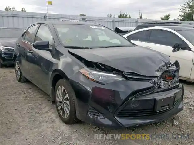 1 Photograph of a damaged car 2T1BURHE6KC245833 TOYOTA COROLLA 2019