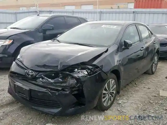 2 Photograph of a damaged car 2T1BURHE6KC245833 TOYOTA COROLLA 2019