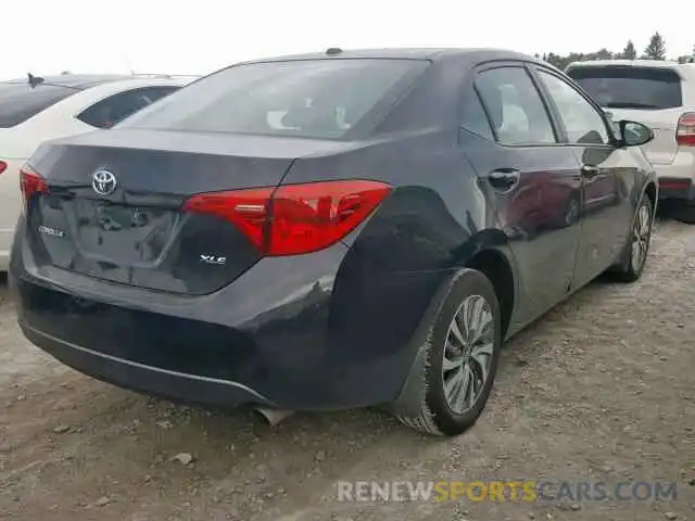 4 Photograph of a damaged car 2T1BURHE6KC245833 TOYOTA COROLLA 2019