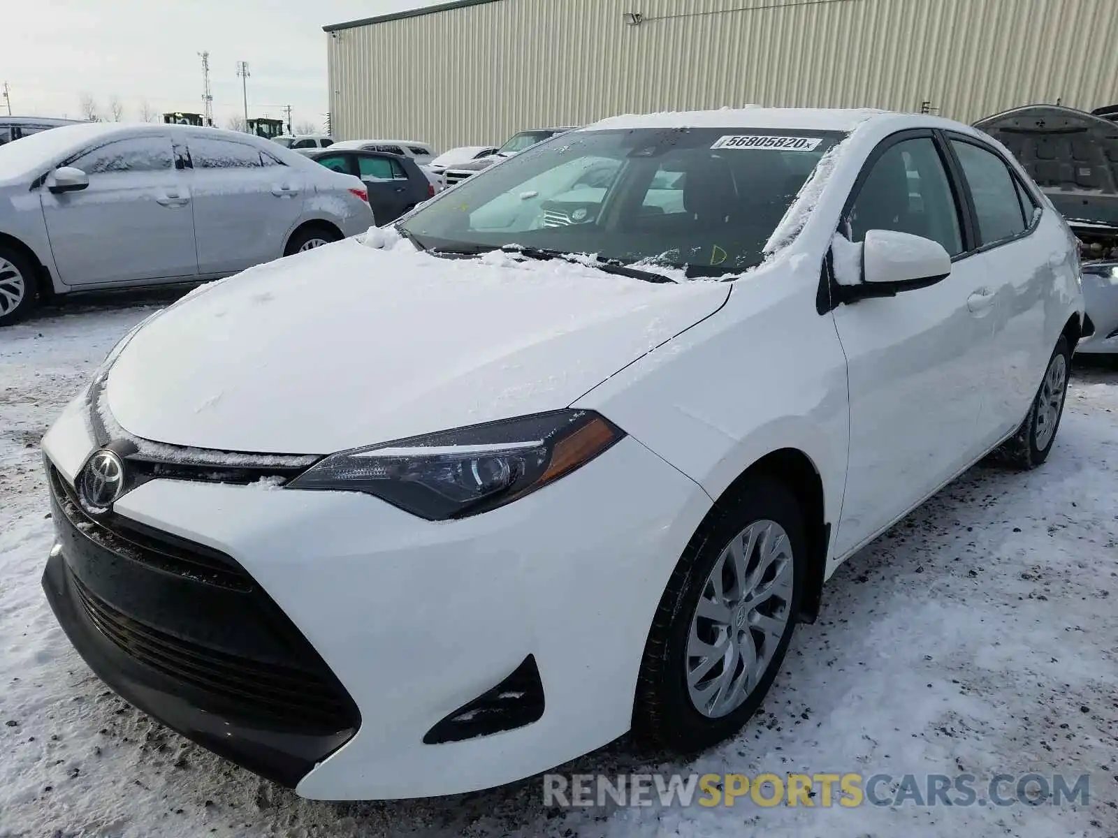 2 Photograph of a damaged car 2T1BURHE6KC246562 TOYOTA COROLLA 2019