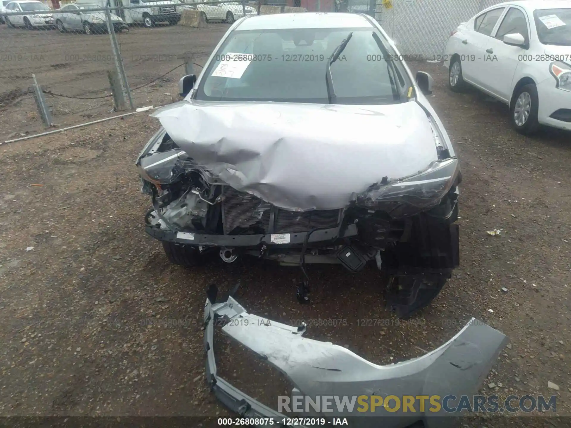 6 Photograph of a damaged car 2T1BURHE6KC246576 TOYOTA COROLLA 2019