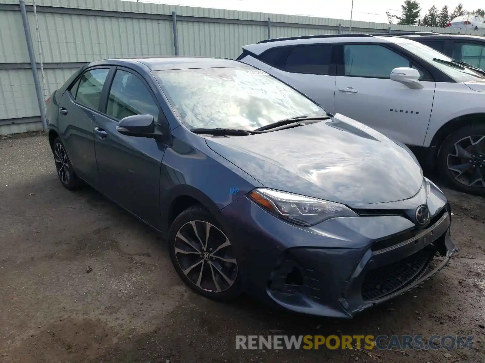 1 Photograph of a damaged car 2T1BURHE6KC246898 TOYOTA COROLLA 2019