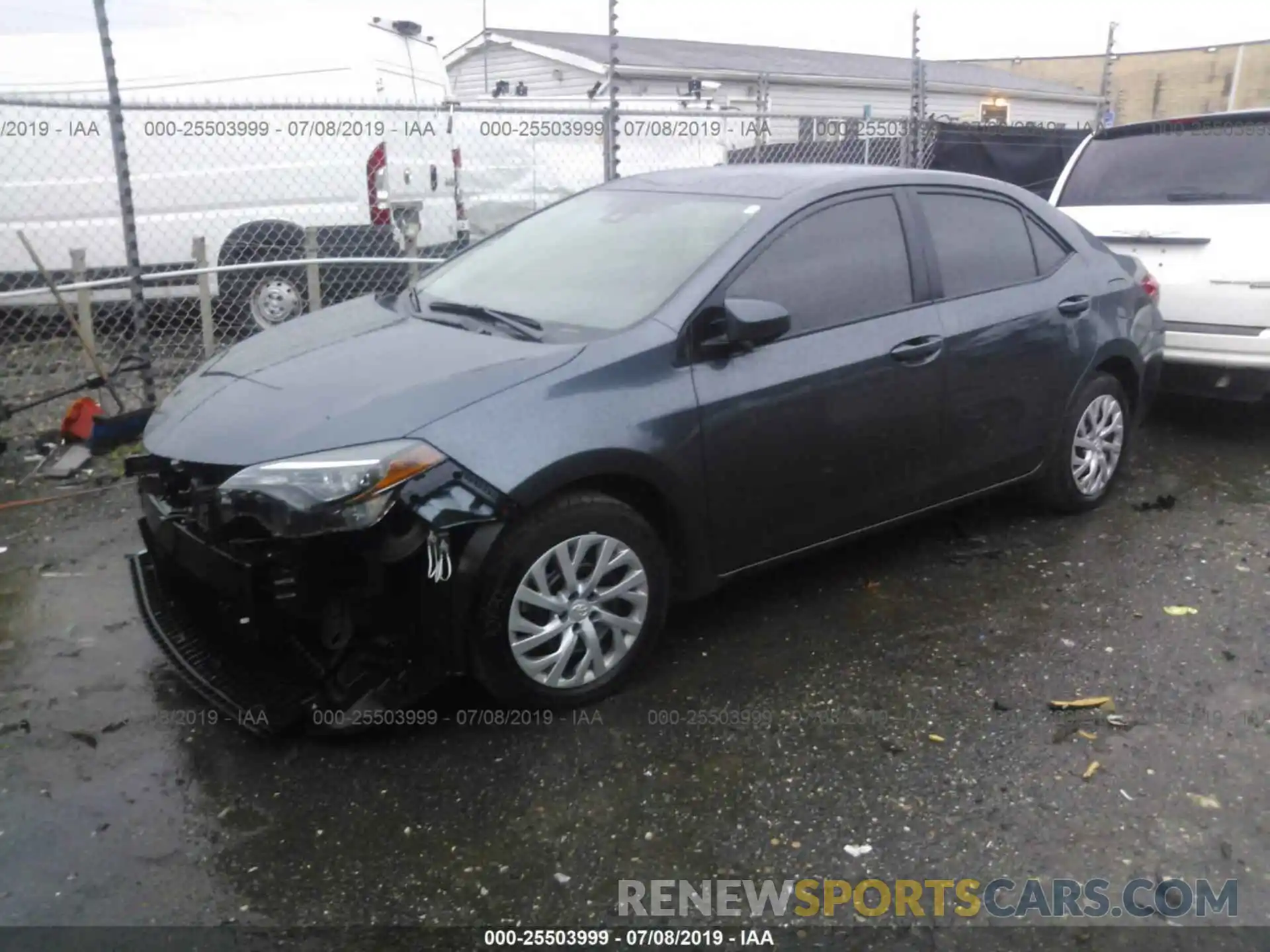 2 Photograph of a damaged car 2T1BURHE7KC125202 TOYOTA COROLLA 2019