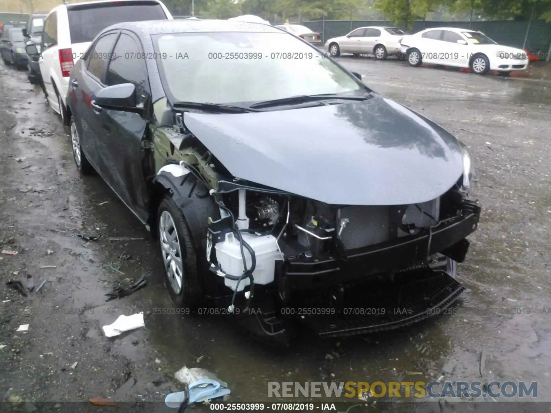 6 Photograph of a damaged car 2T1BURHE7KC125202 TOYOTA COROLLA 2019