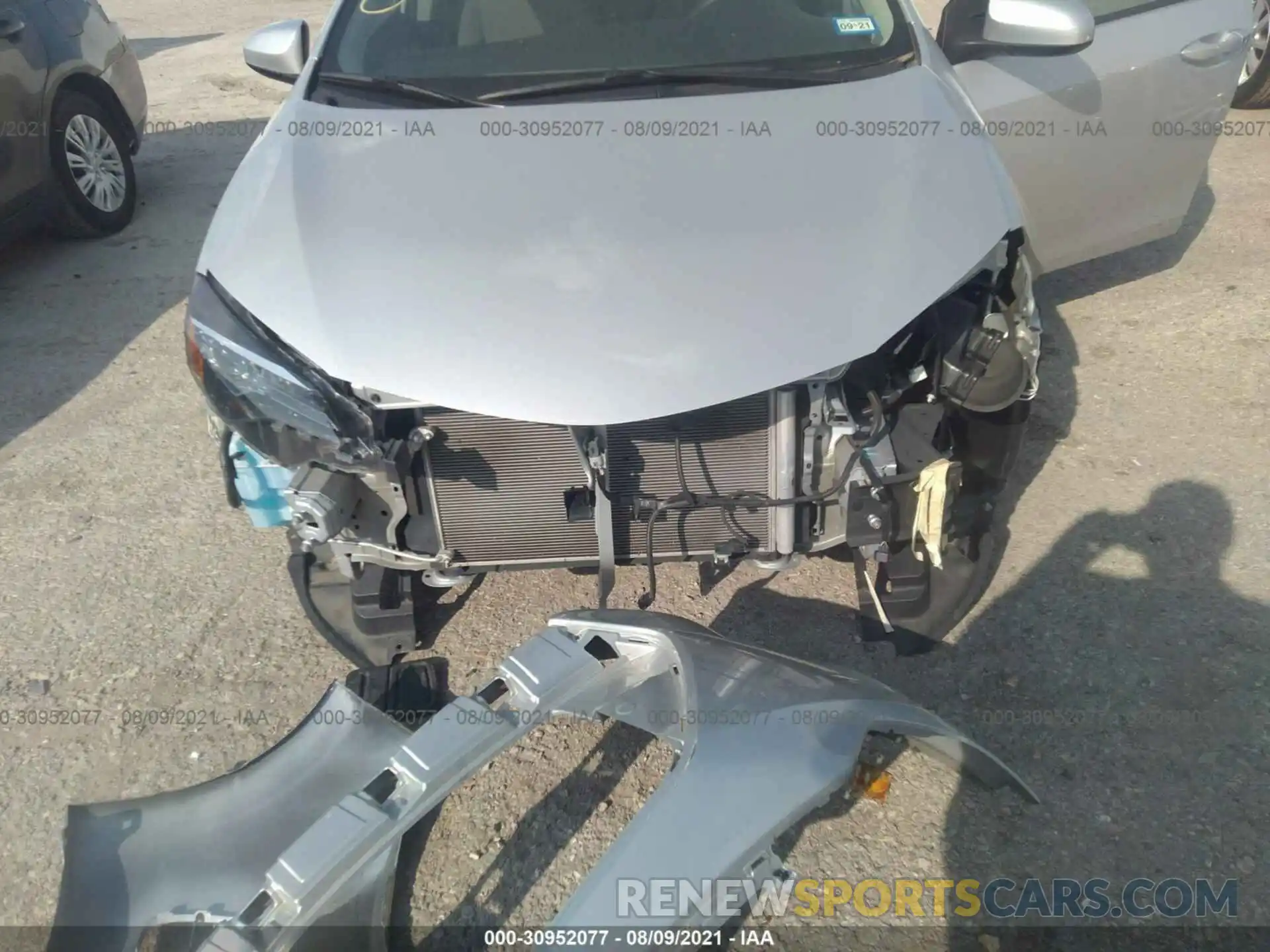 6 Photograph of a damaged car 2T1BURHE7KC125992 TOYOTA COROLLA 2019