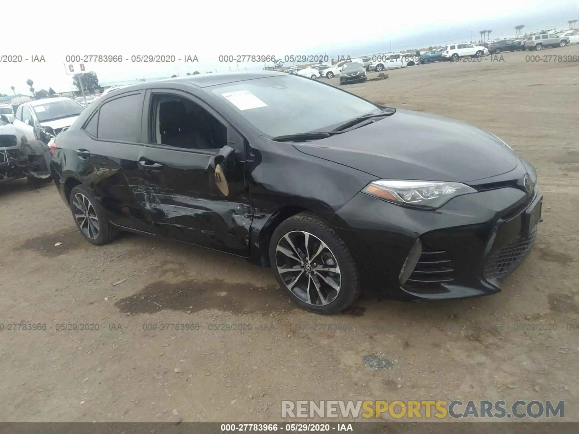 1 Photograph of a damaged car 2T1BURHE7KC126494 TOYOTA COROLLA 2019