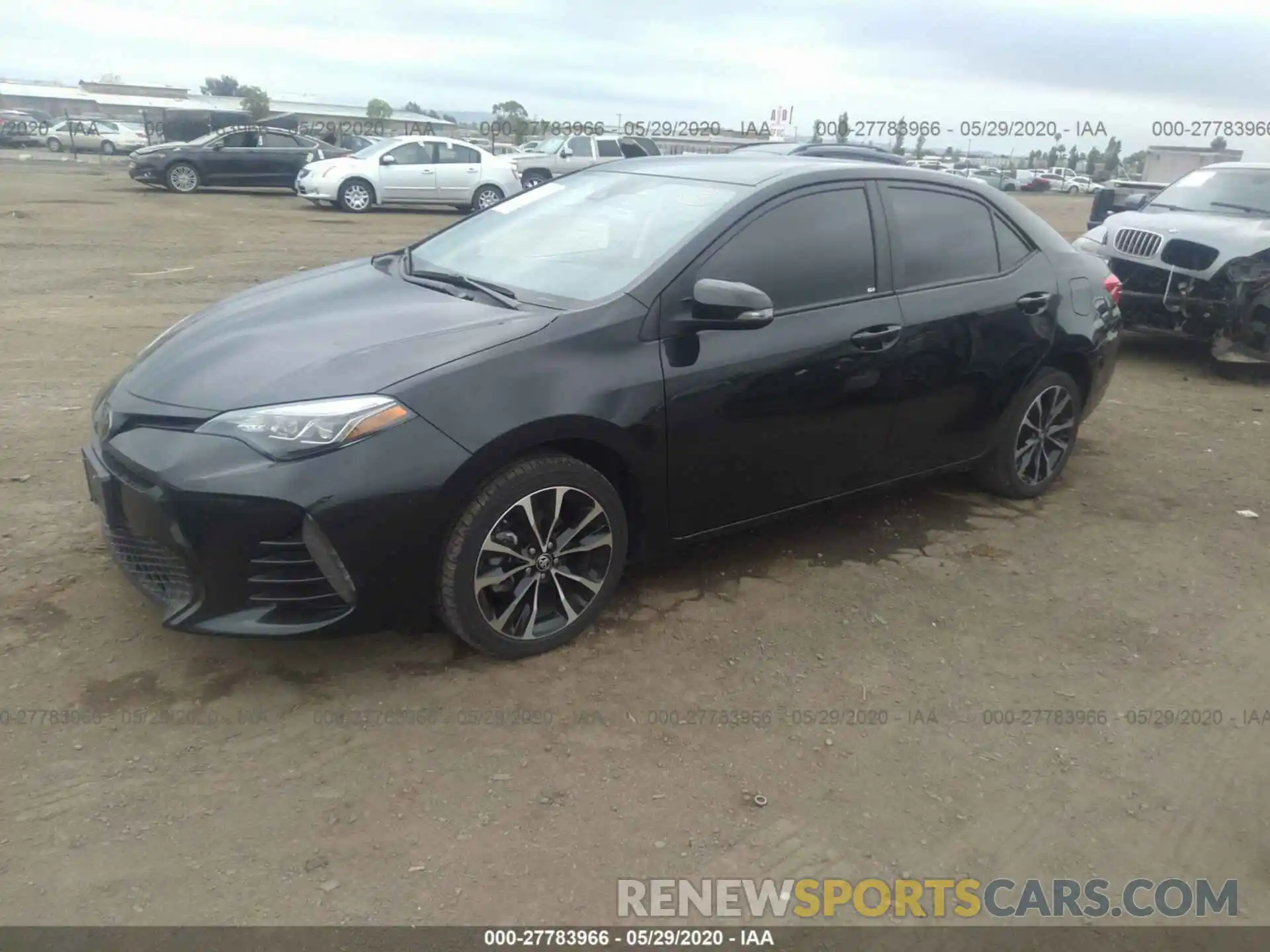 2 Photograph of a damaged car 2T1BURHE7KC126494 TOYOTA COROLLA 2019