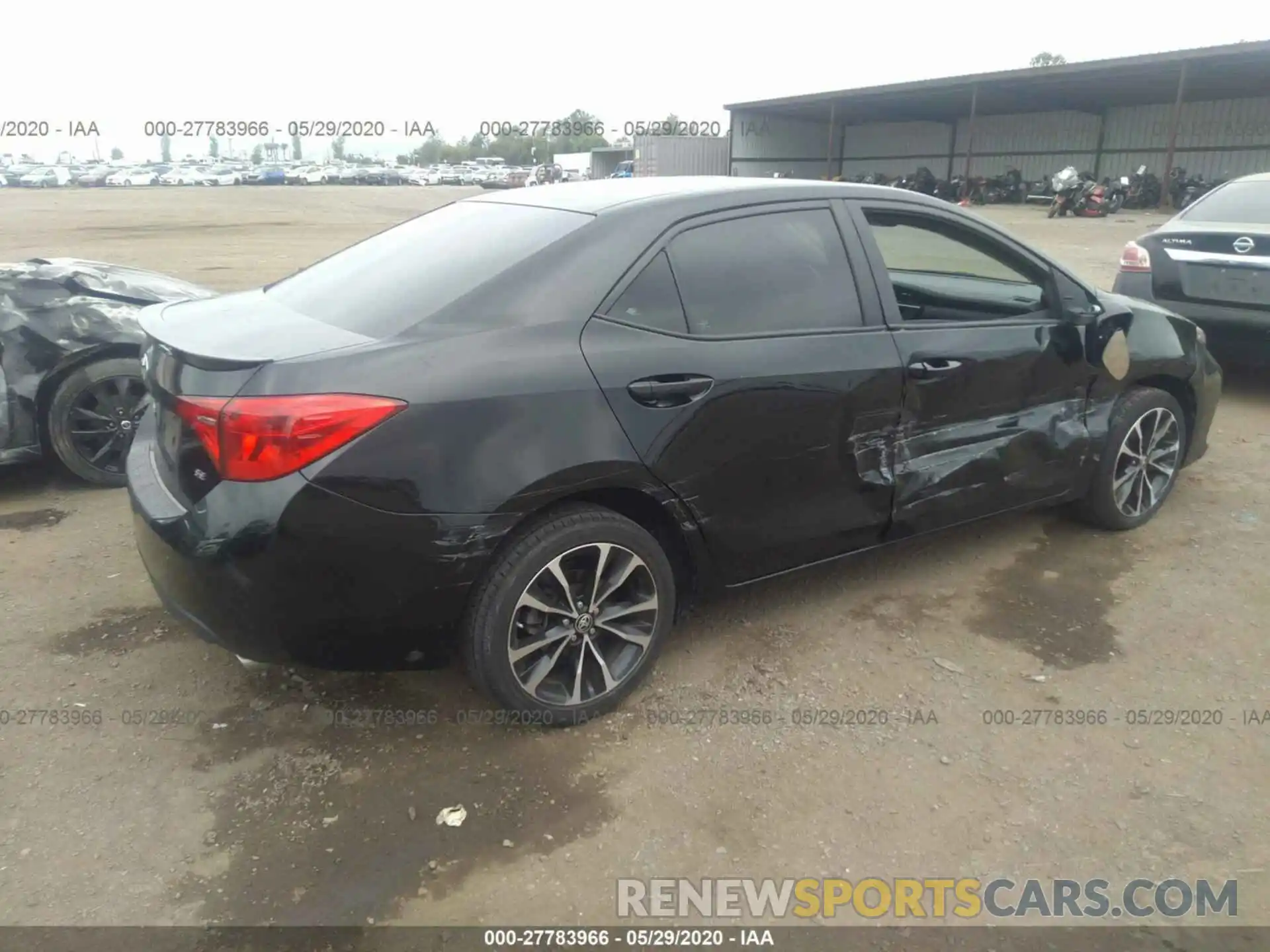 4 Photograph of a damaged car 2T1BURHE7KC126494 TOYOTA COROLLA 2019