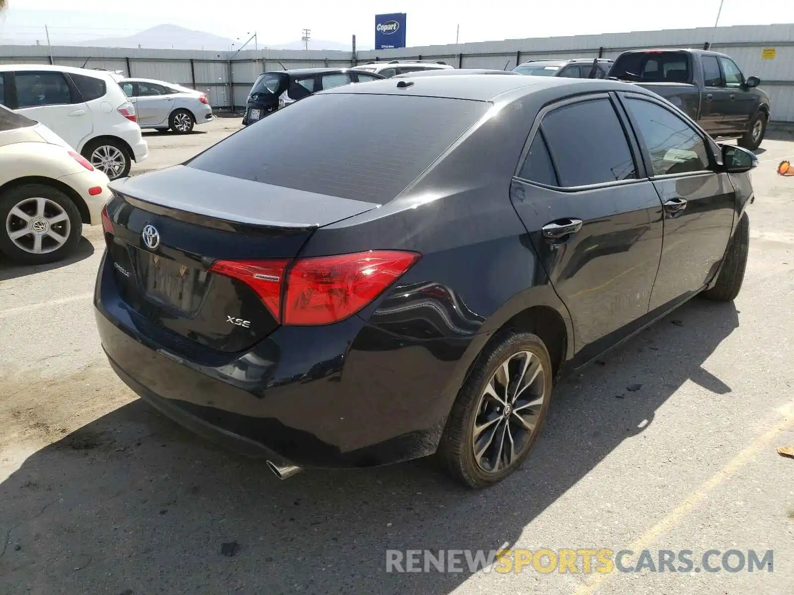 4 Photograph of a damaged car 2T1BURHE7KC126656 TOYOTA COROLLA 2019