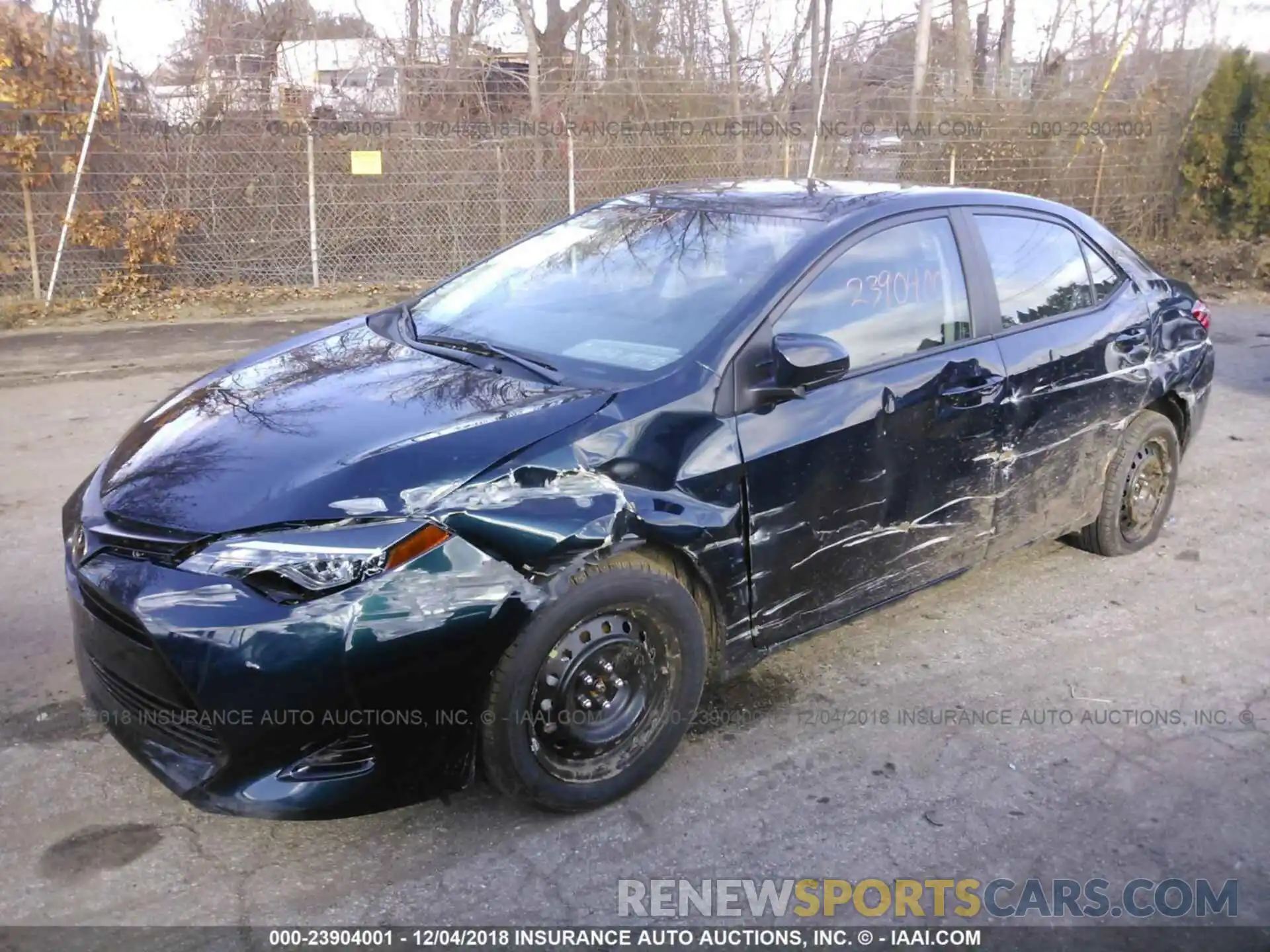 2 Фотография поврежденного автомобиля 2T1BURHE7KC126947 TOYOTA COROLLA 2019