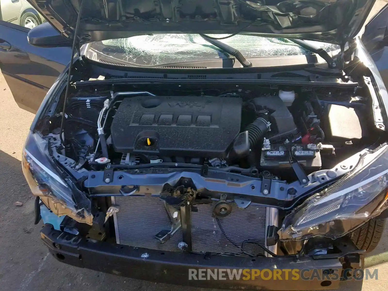 7 Photograph of a damaged car 2T1BURHE7KC126964 TOYOTA COROLLA 2019