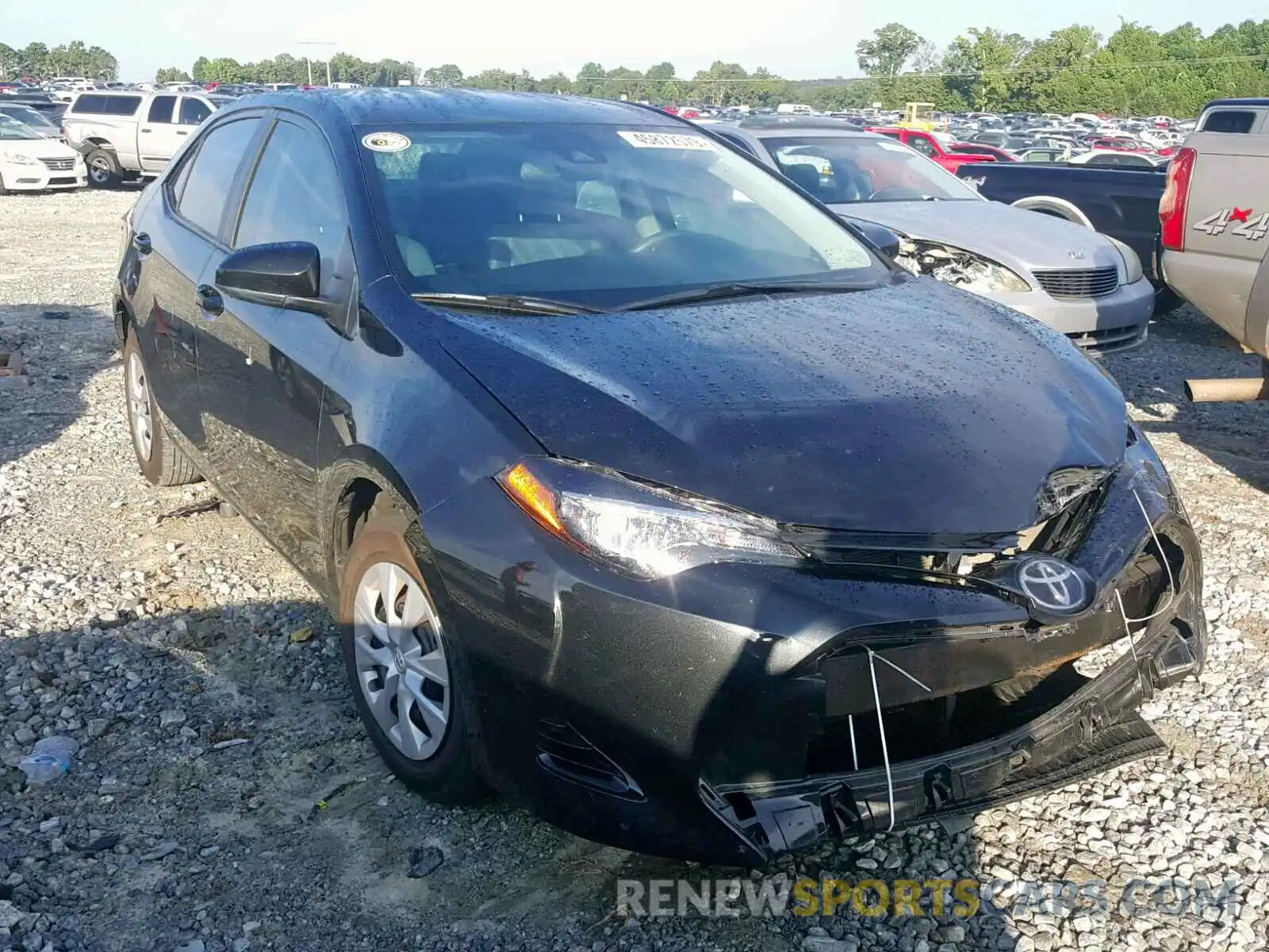 1 Photograph of a damaged car 2T1BURHE7KC127225 TOYOTA COROLLA 2019