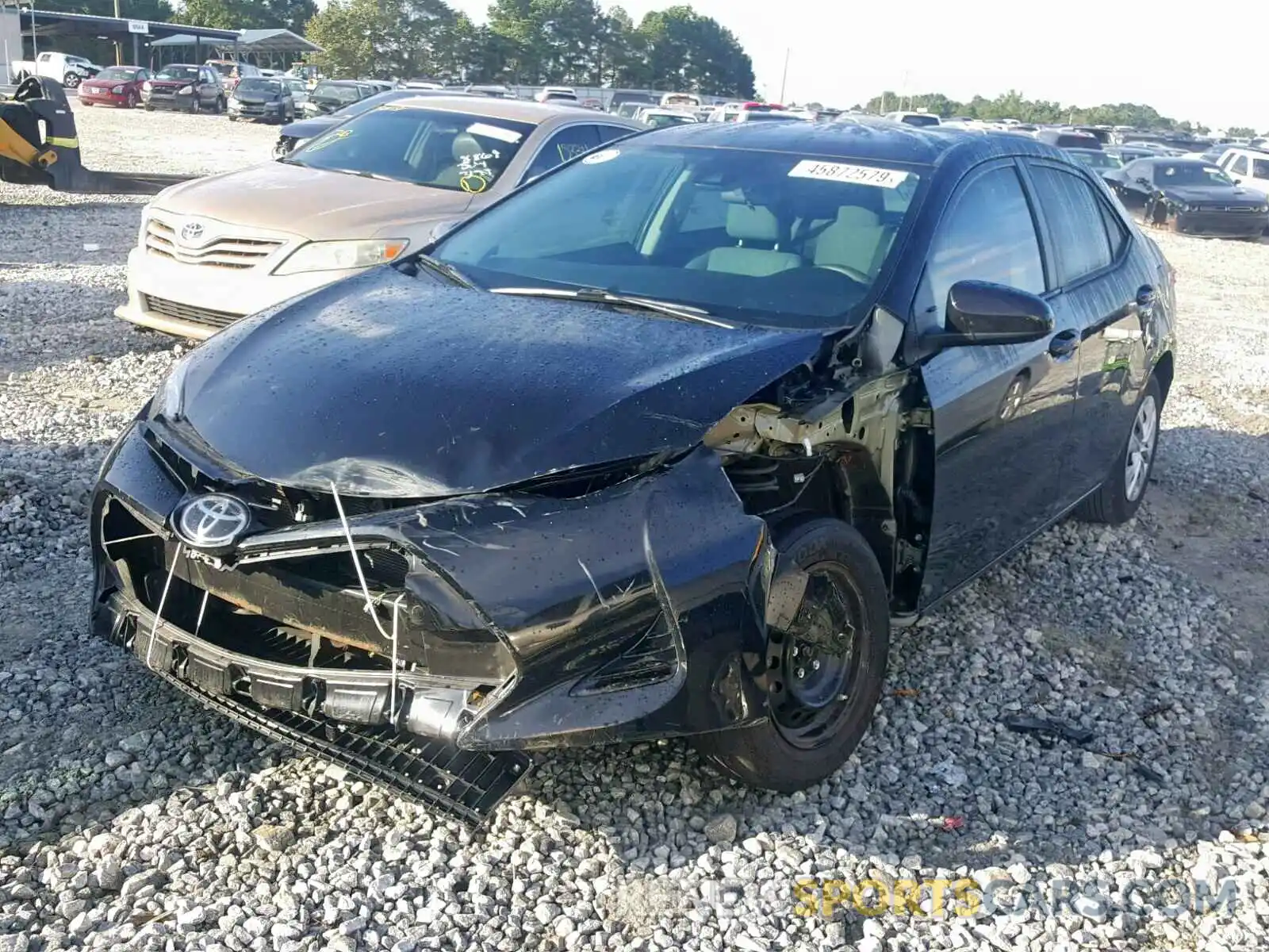 2 Photograph of a damaged car 2T1BURHE7KC127225 TOYOTA COROLLA 2019