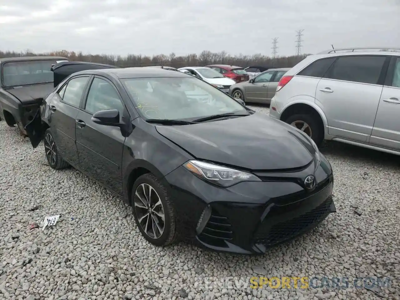 1 Photograph of a damaged car 2T1BURHE7KC127757 TOYOTA COROLLA 2019