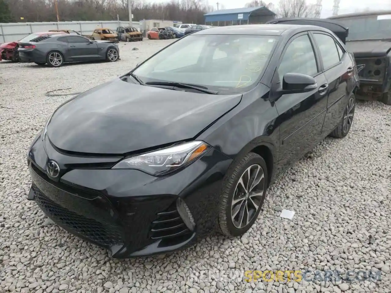 2 Photograph of a damaged car 2T1BURHE7KC127757 TOYOTA COROLLA 2019