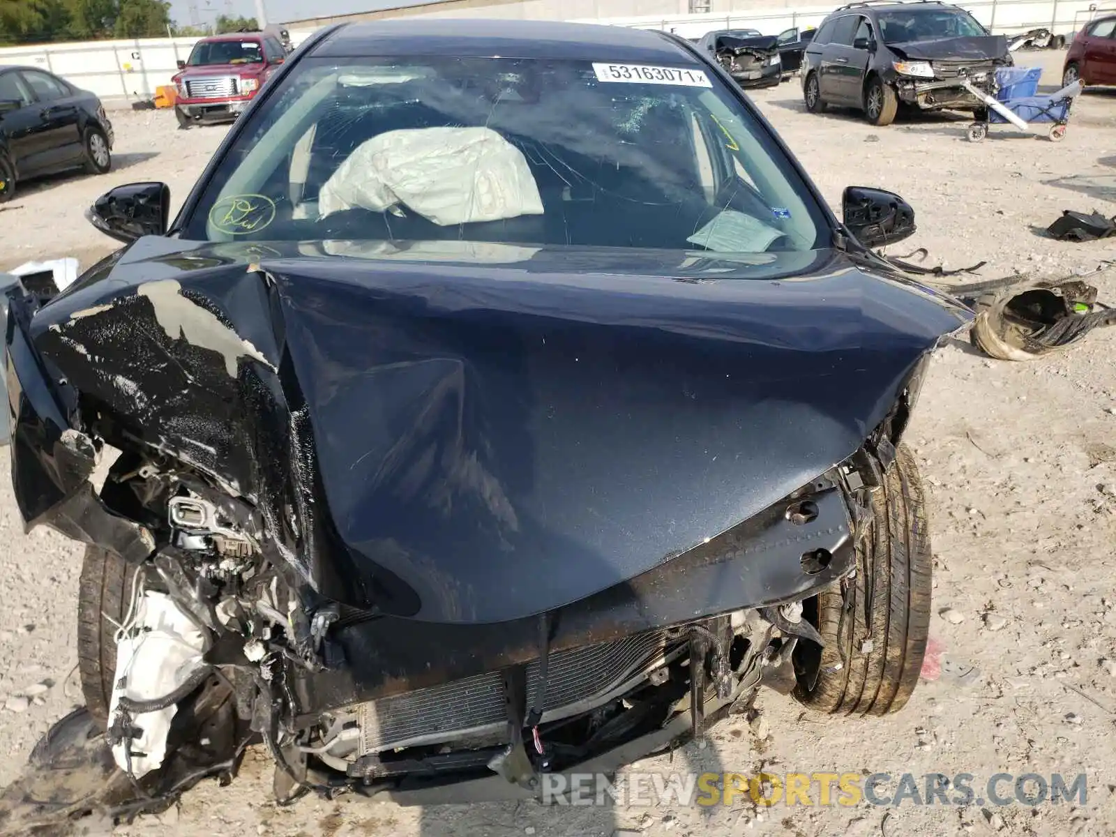 7 Photograph of a damaged car 2T1BURHE7KC128665 TOYOTA COROLLA 2019