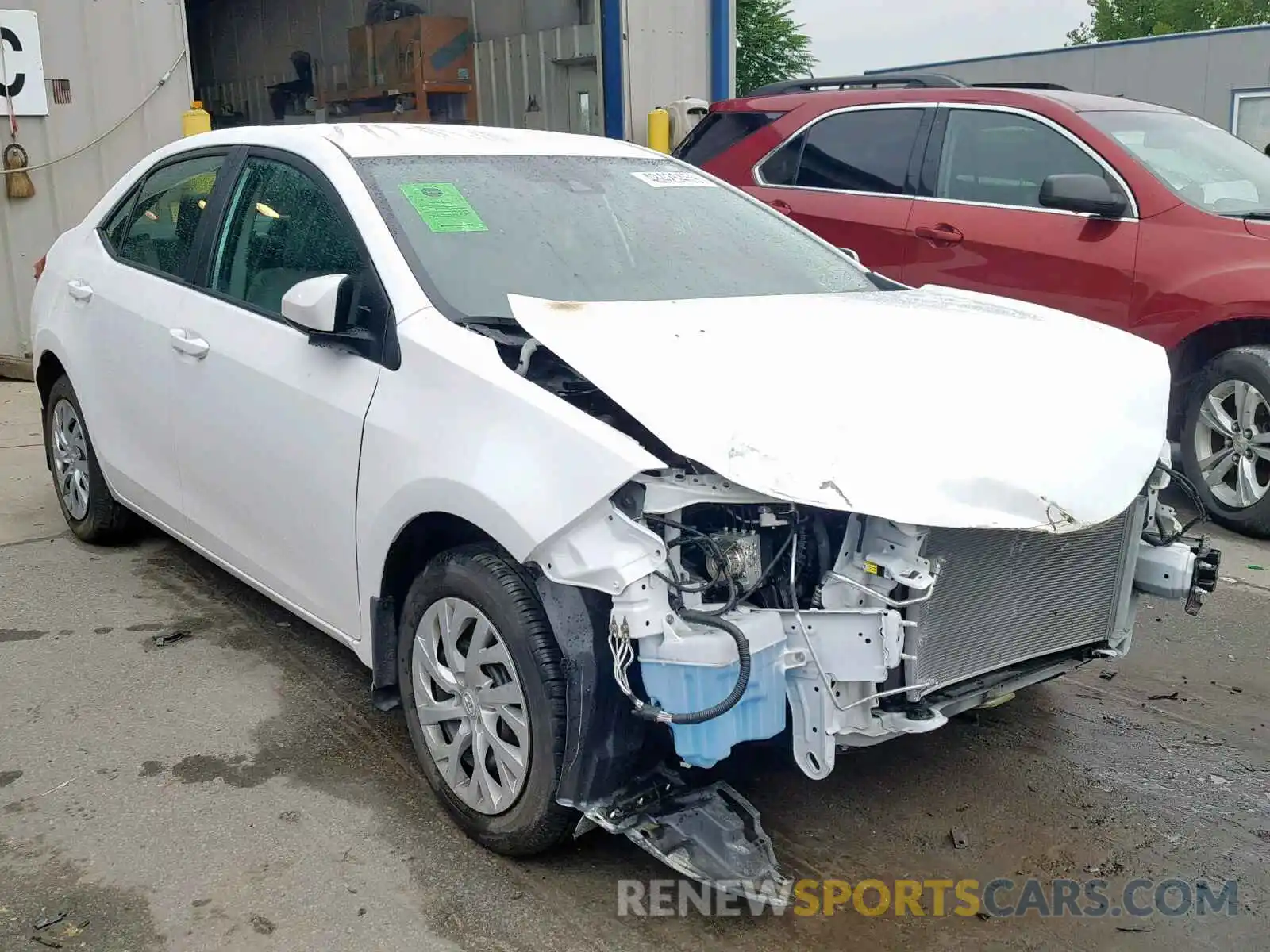 1 Photograph of a damaged car 2T1BURHE7KC129394 TOYOTA COROLLA 2019