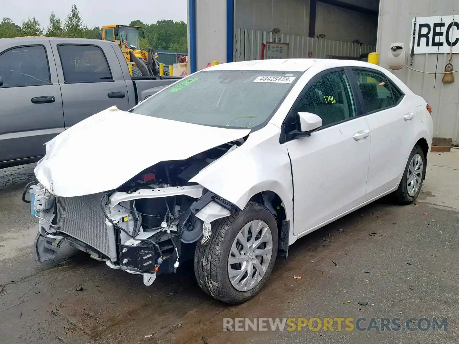 2 Photograph of a damaged car 2T1BURHE7KC129394 TOYOTA COROLLA 2019