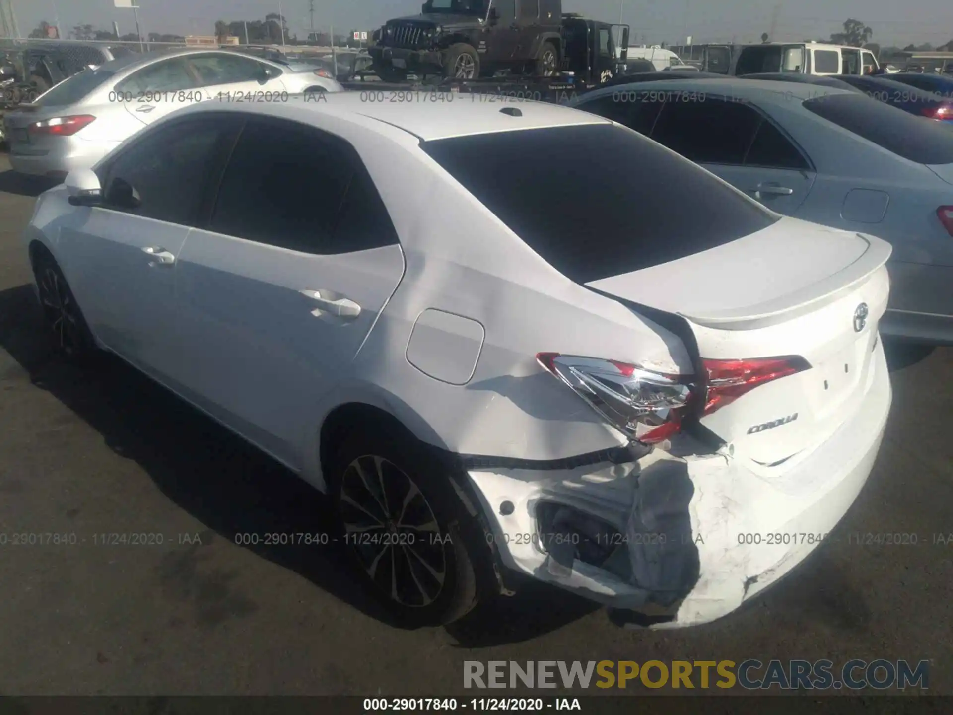 3 Photograph of a damaged car 2T1BURHE7KC130481 TOYOTA COROLLA 2019