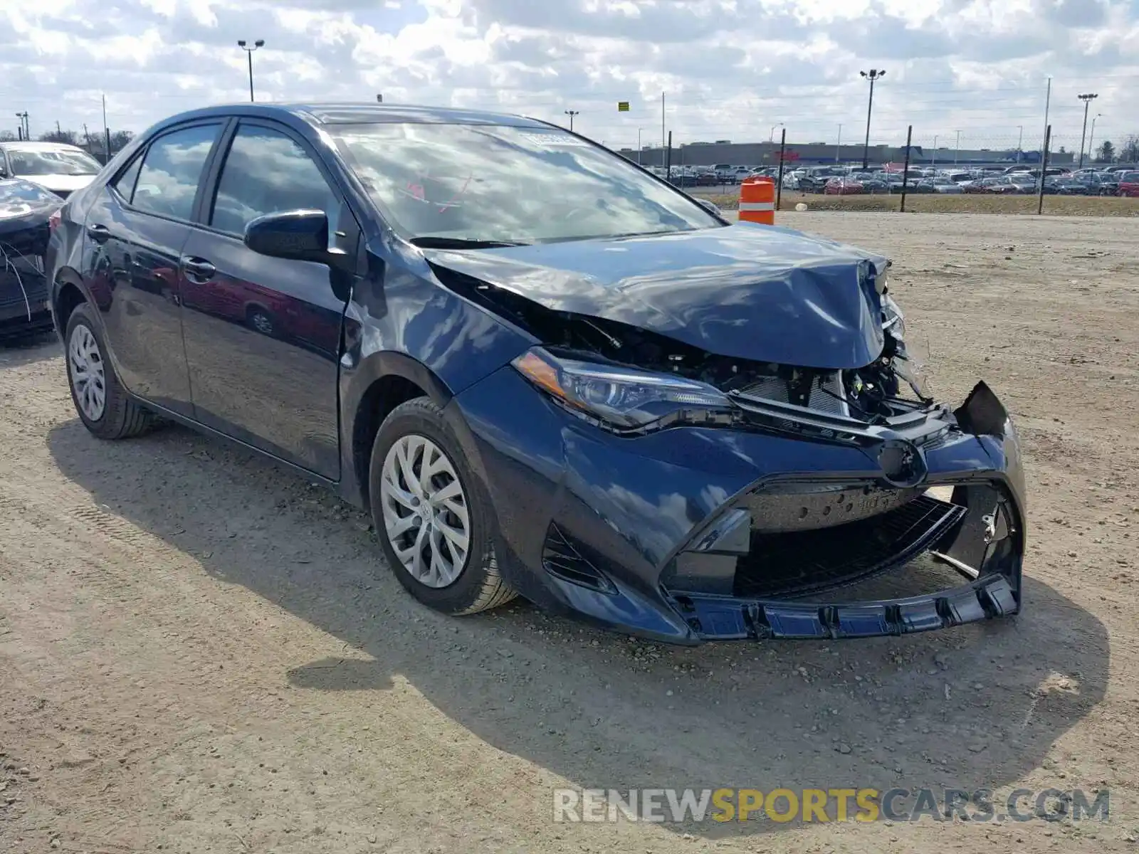 1 Photograph of a damaged car 2T1BURHE7KC130707 TOYOTA COROLLA 2019