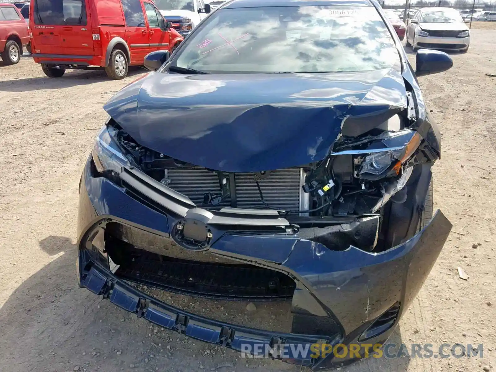 9 Photograph of a damaged car 2T1BURHE7KC130707 TOYOTA COROLLA 2019