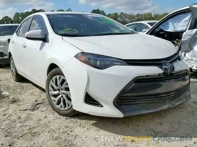 1 Photograph of a damaged car 2T1BURHE7KC130819 TOYOTA COROLLA 2019