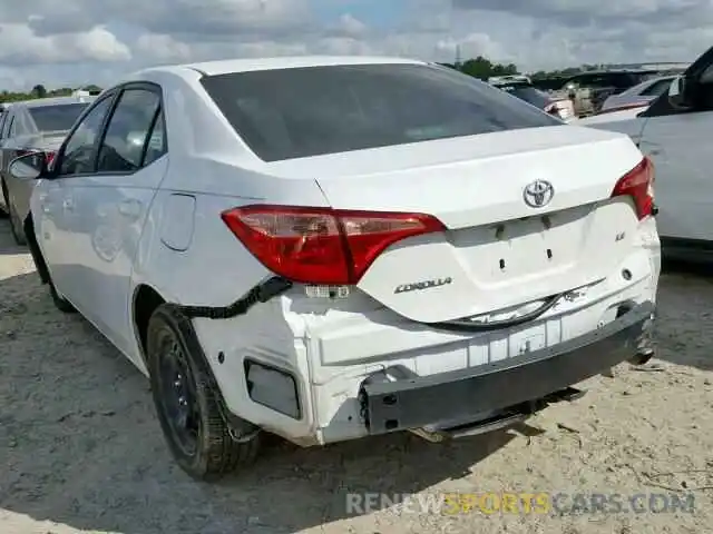 3 Photograph of a damaged car 2T1BURHE7KC130819 TOYOTA COROLLA 2019