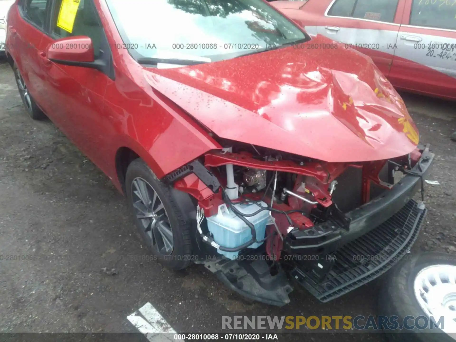 6 Photograph of a damaged car 2T1BURHE7KC131128 TOYOTA COROLLA 2019