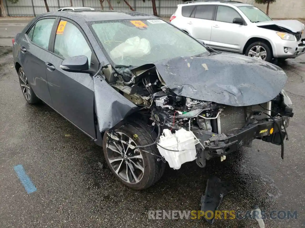 1 Photograph of a damaged car 2T1BURHE7KC131243 TOYOTA COROLLA 2019