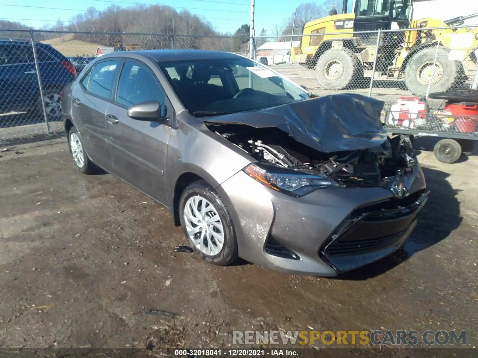 1 Photograph of a damaged car 2T1BURHE7KC131677 TOYOTA COROLLA 2019