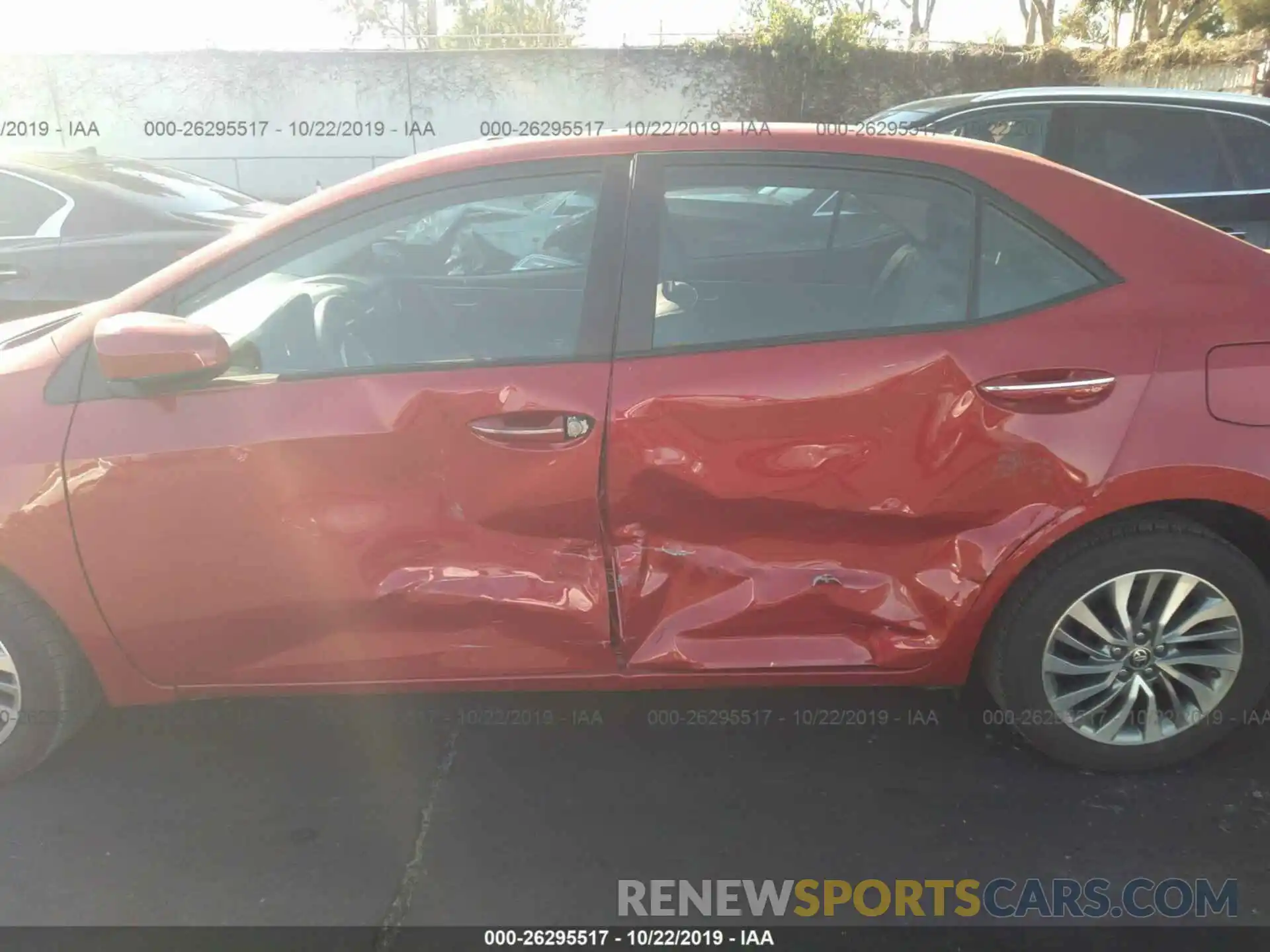 6 Photograph of a damaged car 2T1BURHE7KC131727 TOYOTA COROLLA 2019