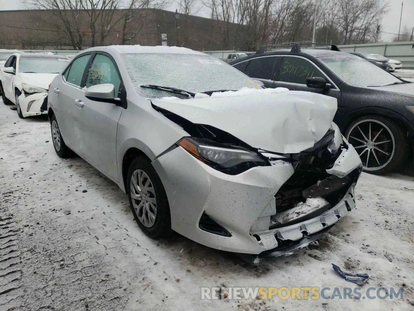 1 Photograph of a damaged car 2T1BURHE7KC132084 TOYOTA COROLLA 2019