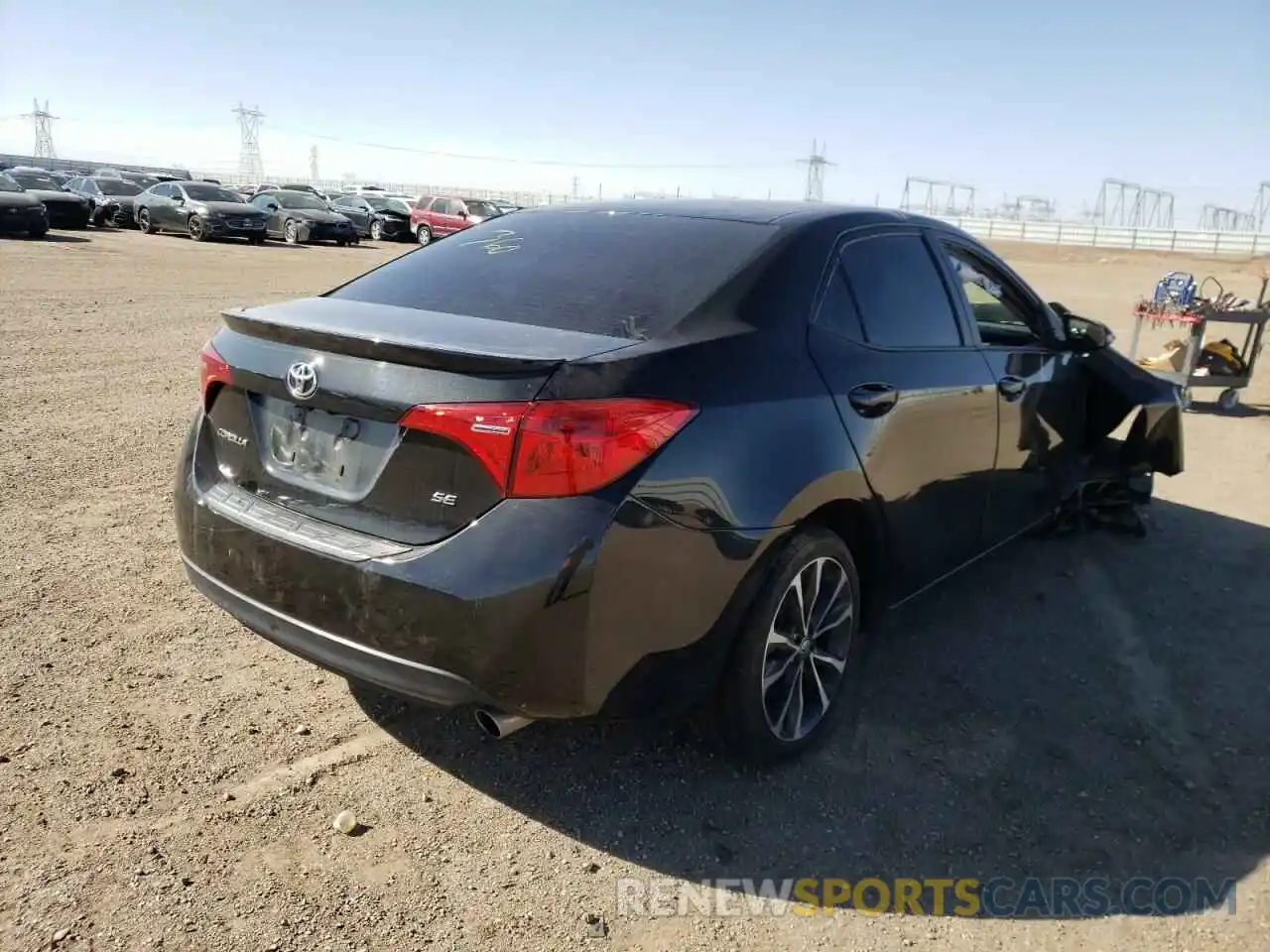 4 Photograph of a damaged car 2T1BURHE7KC132327 TOYOTA COROLLA 2019