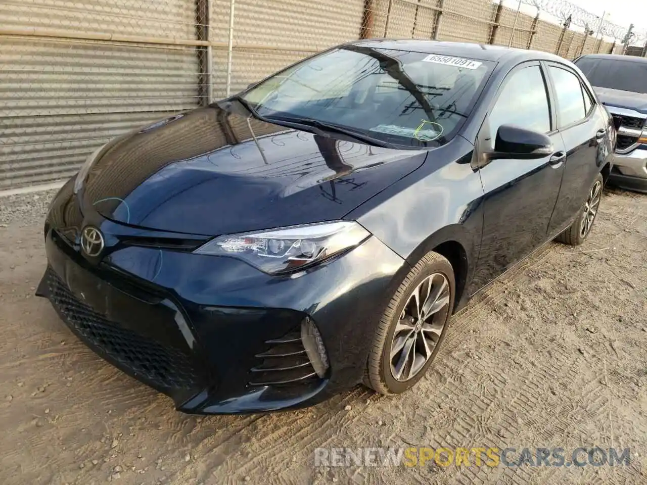 2 Photograph of a damaged car 2T1BURHE7KC133817 TOYOTA COROLLA 2019