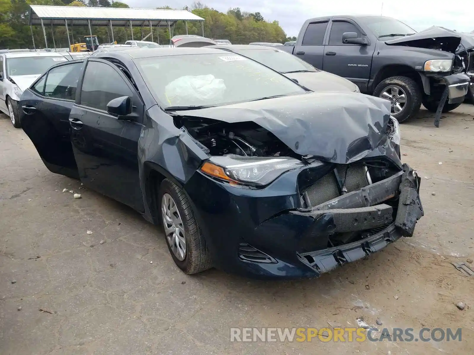 1 Photograph of a damaged car 2T1BURHE7KC134434 TOYOTA COROLLA 2019
