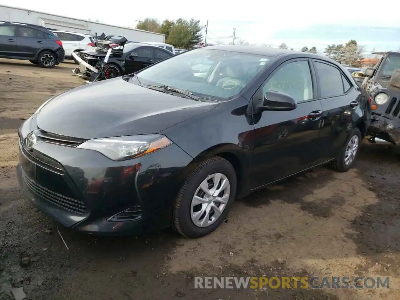 2 Photograph of a damaged car 2T1BURHE7KC137432 TOYOTA COROLLA 2019