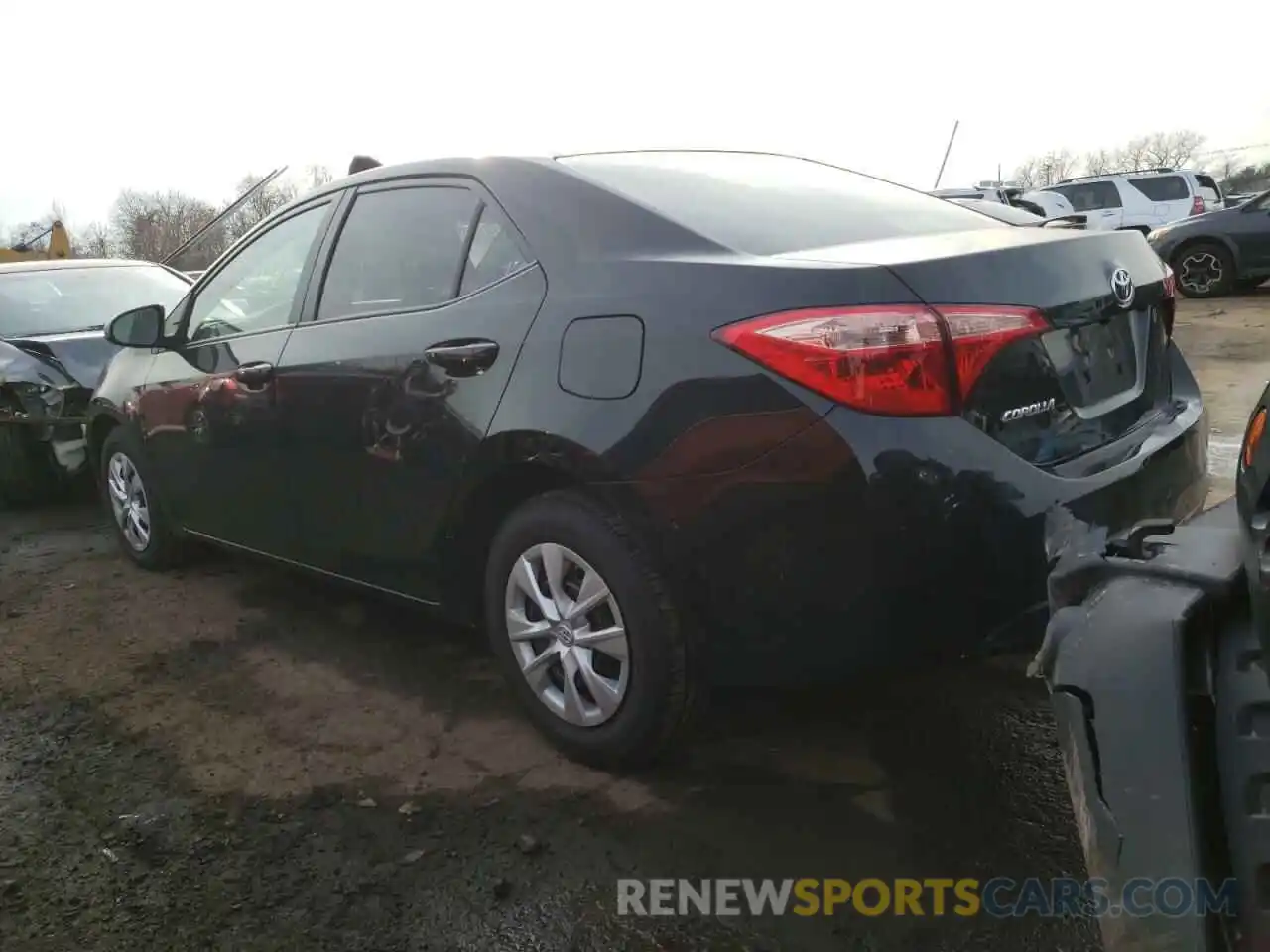 3 Photograph of a damaged car 2T1BURHE7KC137432 TOYOTA COROLLA 2019