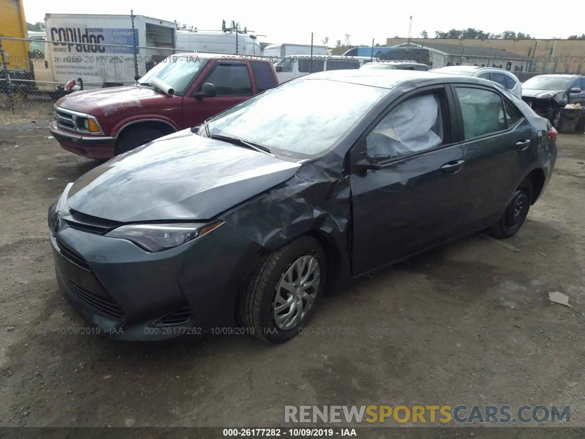 2 Photograph of a damaged car 2T1BURHE7KC137656 TOYOTA COROLLA 2019