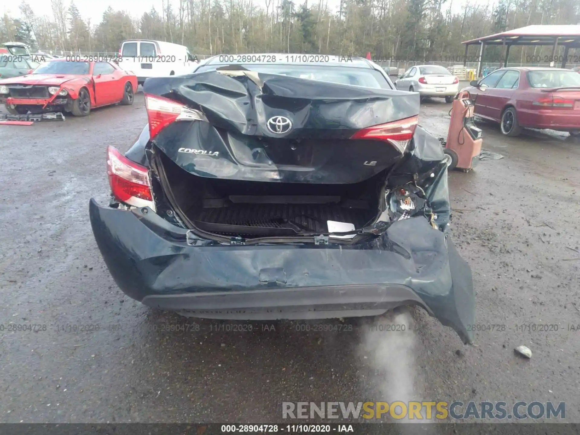 6 Photograph of a damaged car 2T1BURHE7KC137933 TOYOTA COROLLA 2019