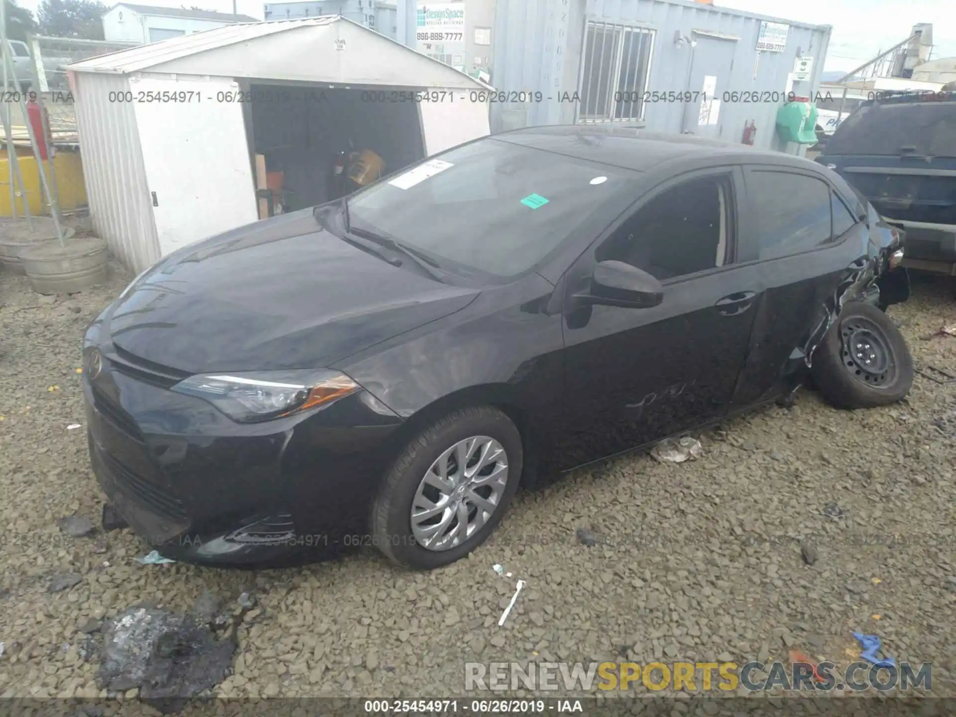 2 Photograph of a damaged car 2T1BURHE7KC138080 TOYOTA COROLLA 2019