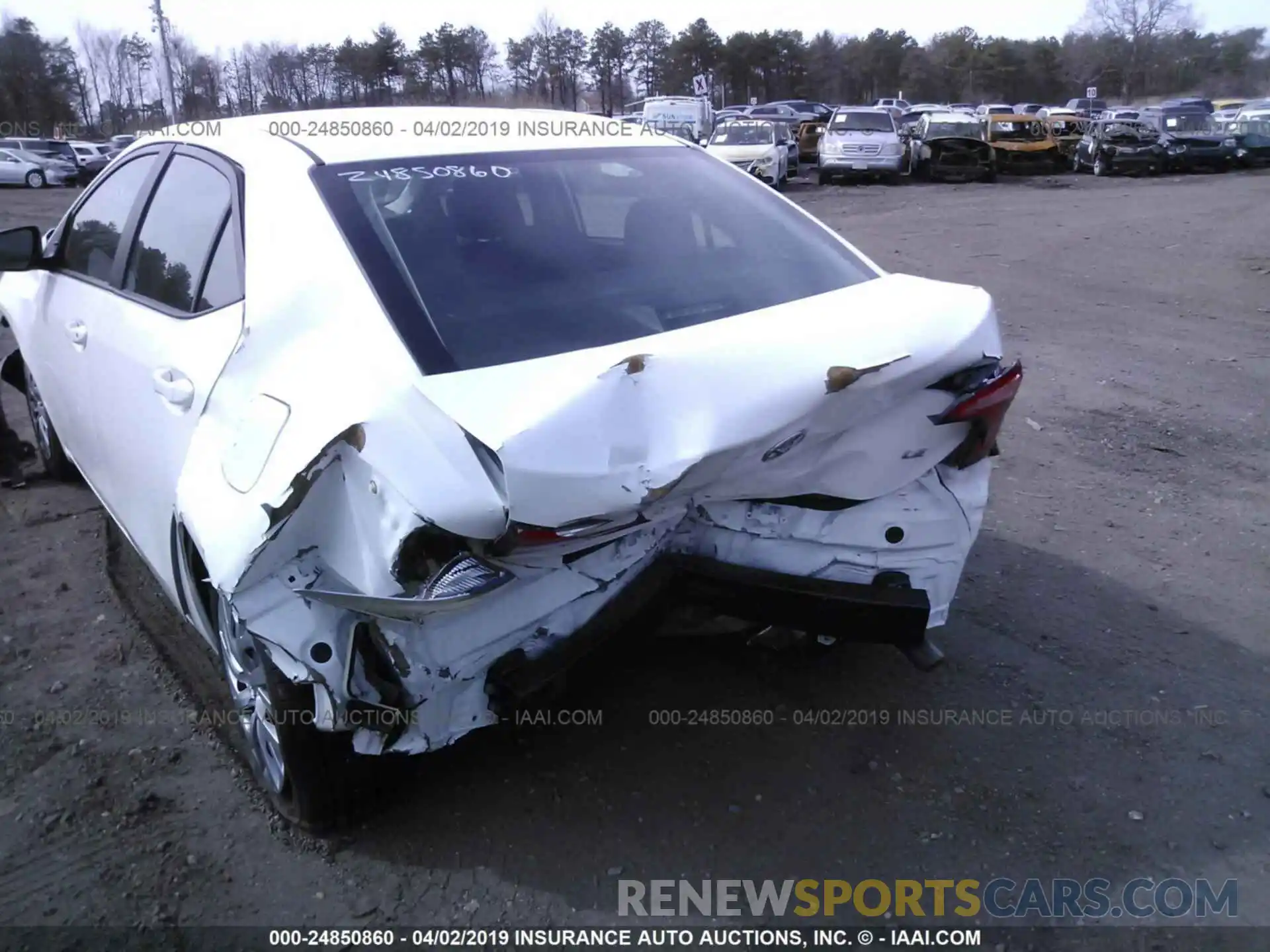 6 Photograph of a damaged car 2T1BURHE7KC138371 TOYOTA COROLLA 2019