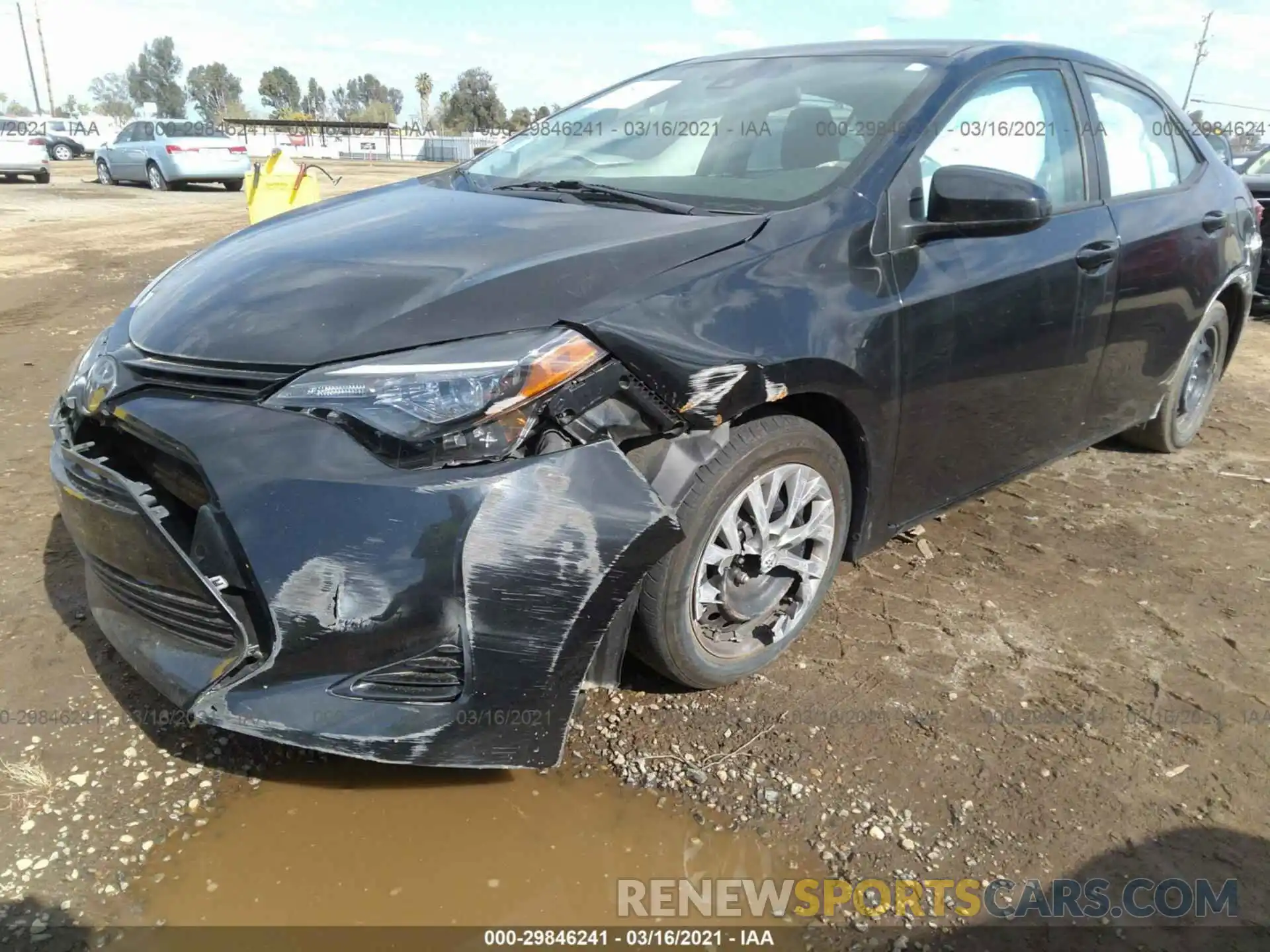 6 Photograph of a damaged car 2T1BURHE7KC138533 TOYOTA COROLLA 2019